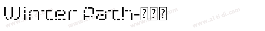 Winter Path字体转换